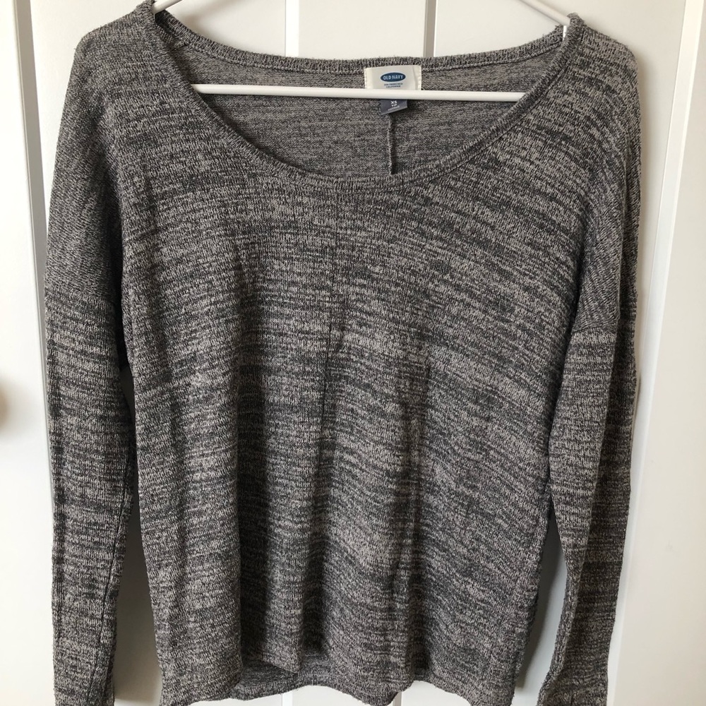 Heather Gray Lightweight Sweater